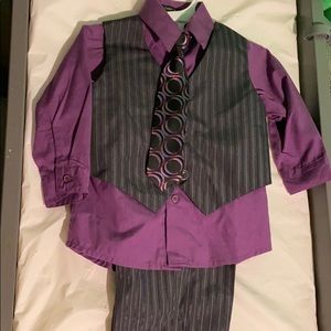 Baby boys Purple formal attire